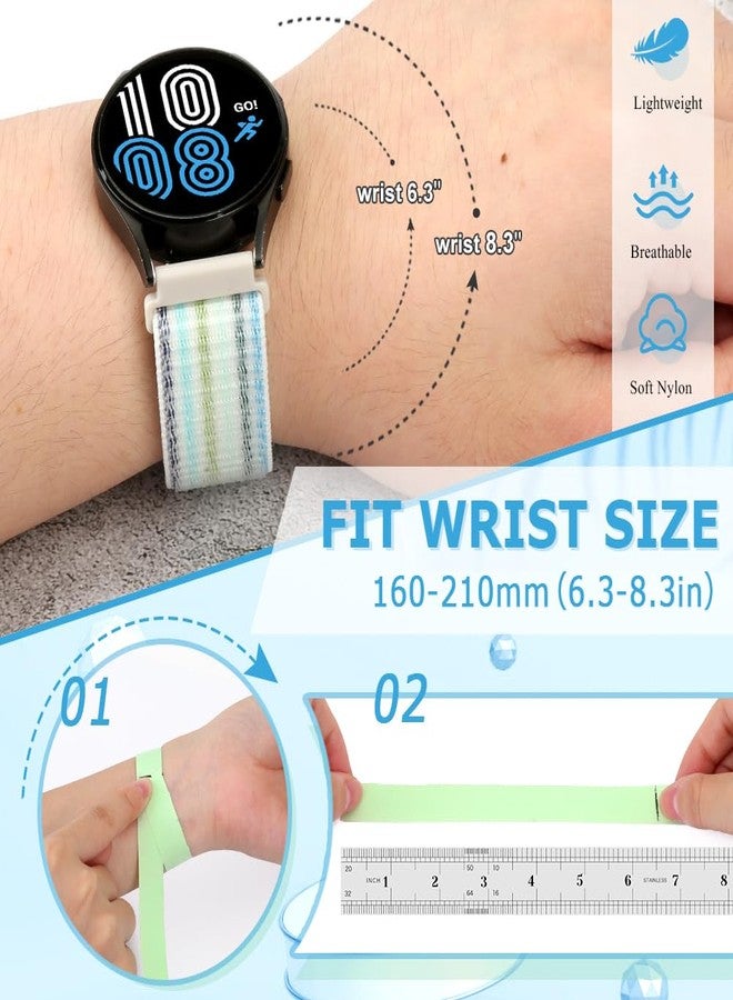 AVOD 22mm Nylon Quick Release Watch Band Compatible with Samsung Galaxy Watch 3 45mm/Gear S3 Frontier/Garmin Venu 4 45mm/3 45mm/2/Vivoactive 4/Forerunner 570(47mm)/255/265/Amazfit Helio/Bip 6/5/Balance 2 - Image 4
