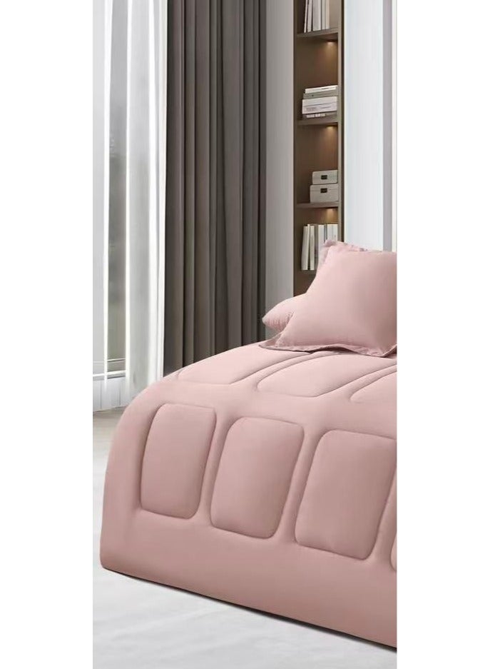 MingLi 6-piece hotel double quilt set with a checkered design to add beauty and elegance to your room. Microfiber quilt size 250x230 cm. - Image 2