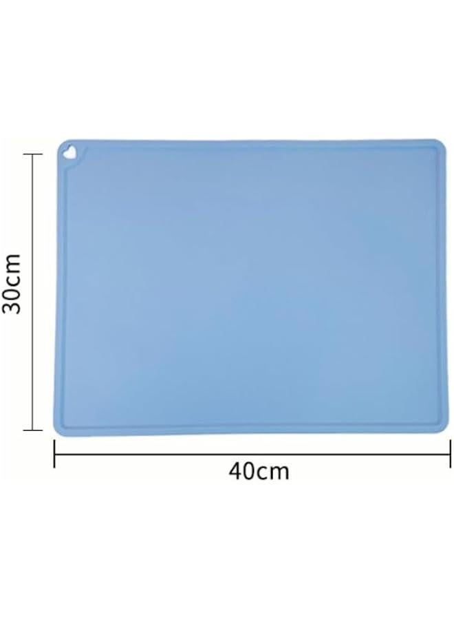 MOXO Silic Toddler Placemat Baby PlacematsDurable Food Grade Silic with NonSlip Suction Reusable Children’s Dining Food Mat for Kids 2Pack. - Image 2