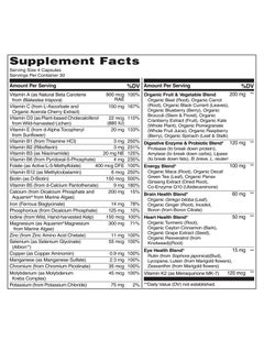 NATURELO Whole Food Multivitamin For Women 240 Vegetarian Capsules Dietary Supplement  - Image 4