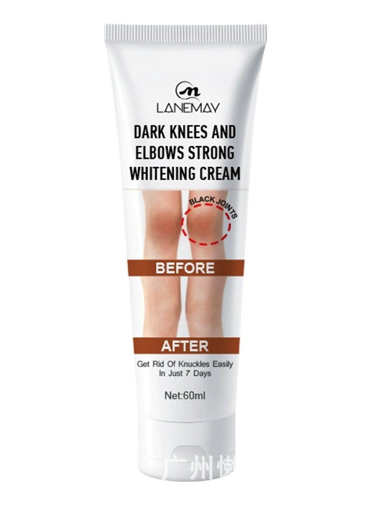 LANEMAY كريم تبييض الركبة والمرفقين – مرطب ومضيء لإزالة البقع الداكنة بلسم لتفتيح البشرة المشتركة، لون موحد - Image 4