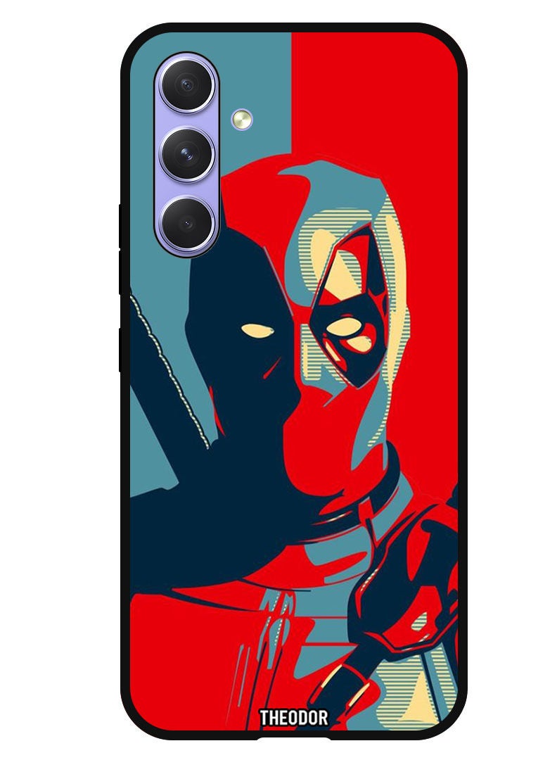 Theodor Protective Case Anti Scratch Shock Proof Bumper Cover For Samsung Galaxy A54 Deadpool - Image 1