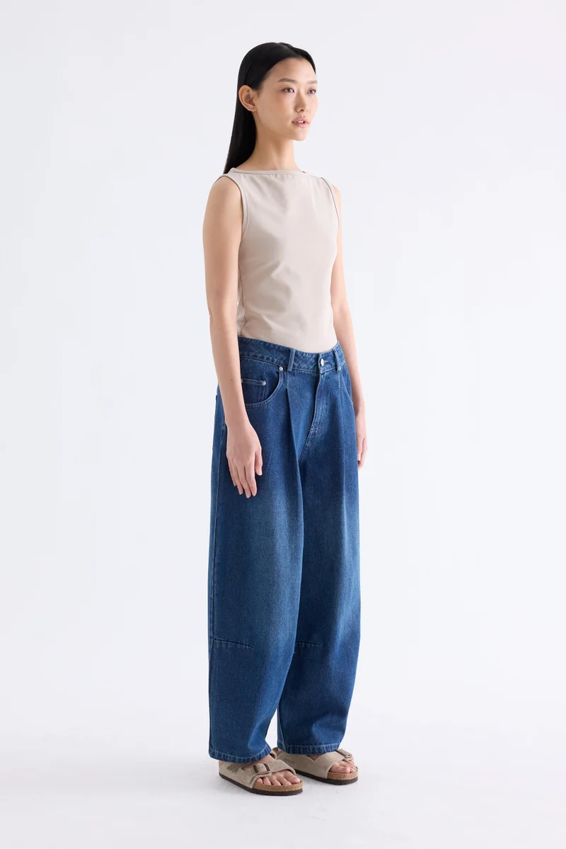 The Editor's Market Natalia Boat Neck Tank