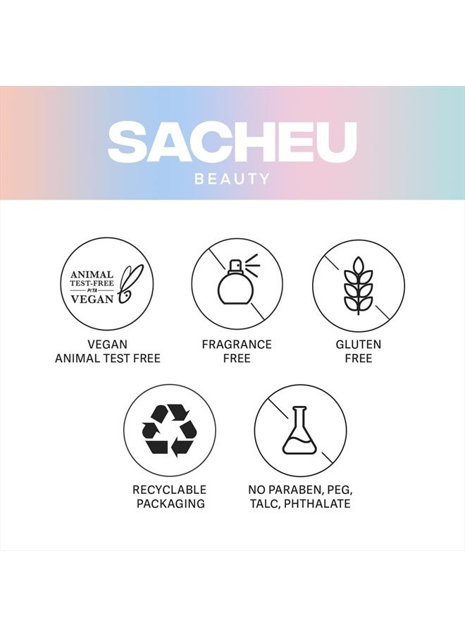 Sacheu - Lip Liner Stay-N - Peel Off Lip Liner Tattoo, Peel Off Lip Stain, Long Lasting Lip Stain Peel Off, Infused with Hyaluronic Acid & Vitamin E, For All Skin Types, HEY-zel - Image 1