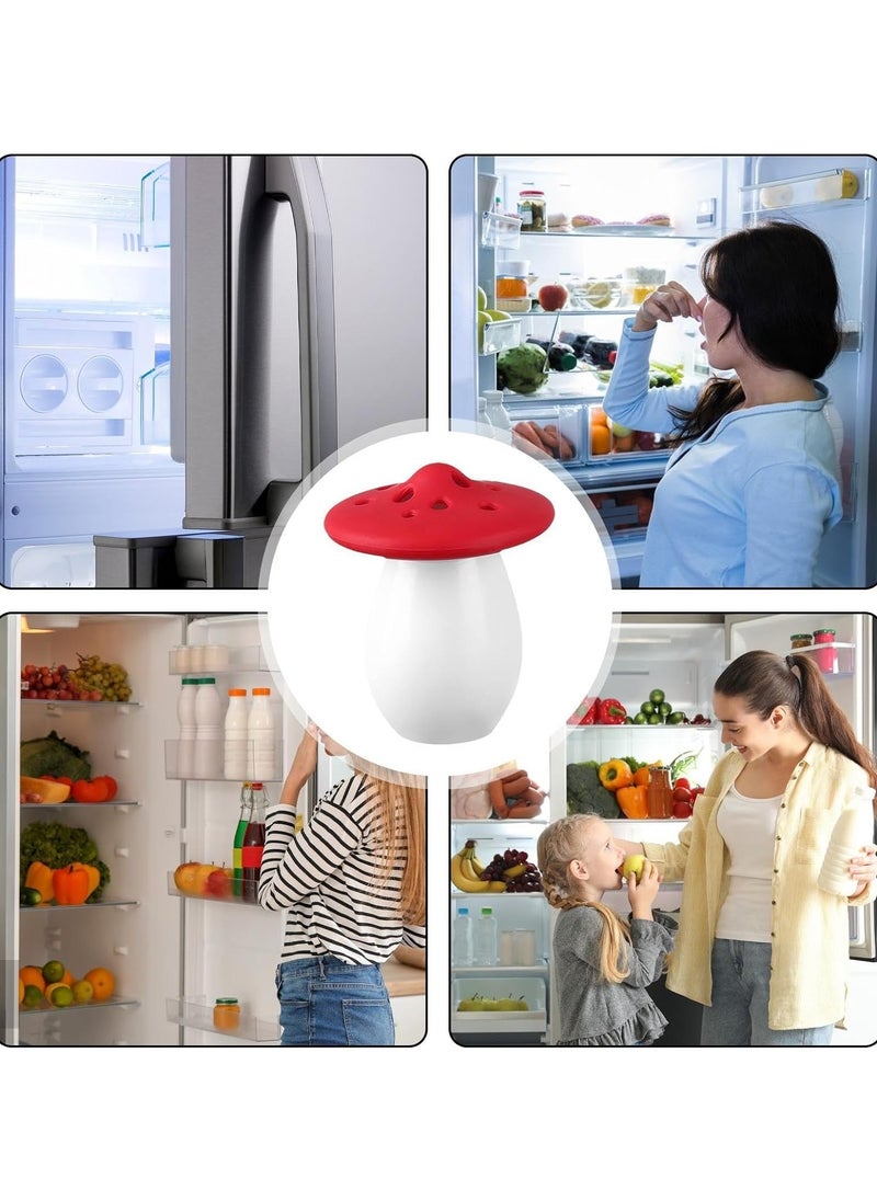 أوتوتو مزيل الروائح الكريهة للثلاجة من أوتوتو - مزيل الروائح الكريهة لثلاجة صودا الخبز، هدايا لطيفة ممتصة لرائحة صودا الخبز، مطبخ لطيف (فطر)  - Image 5