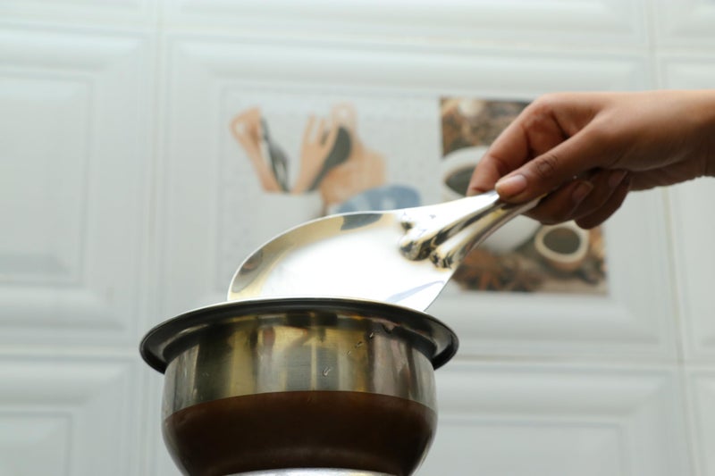 Garden Of Arts ملعقة تقديم الأرز من الفولاذ المقاوم للصدأ 26 سم - Image 3