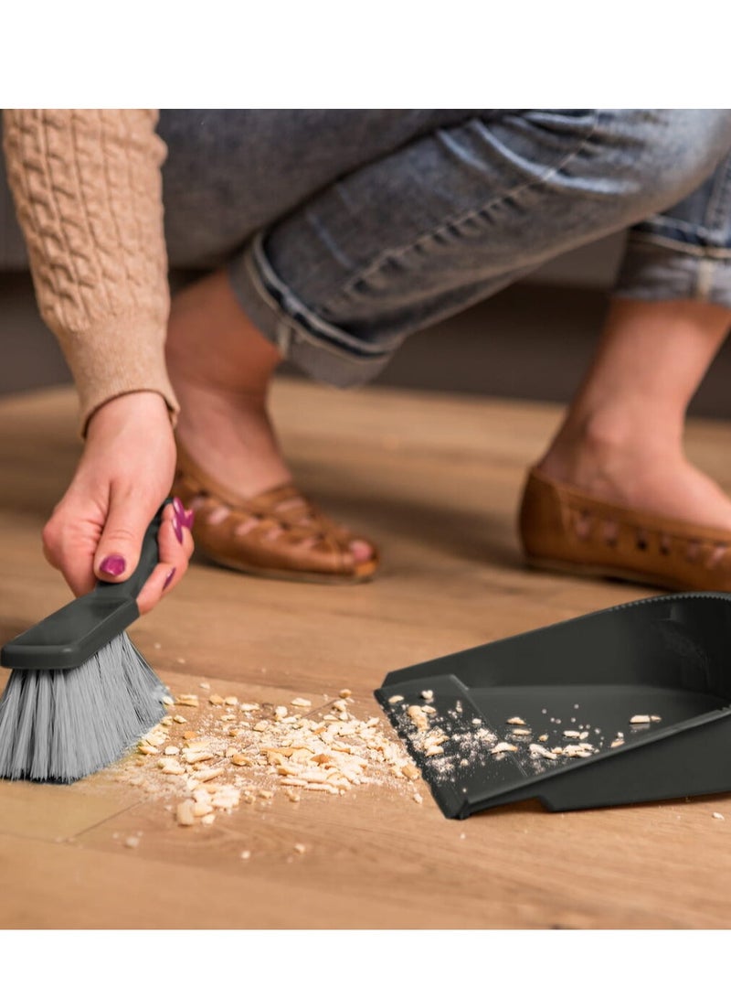 YORK Dustpan With Rubber Lip And Brush  - Image 3