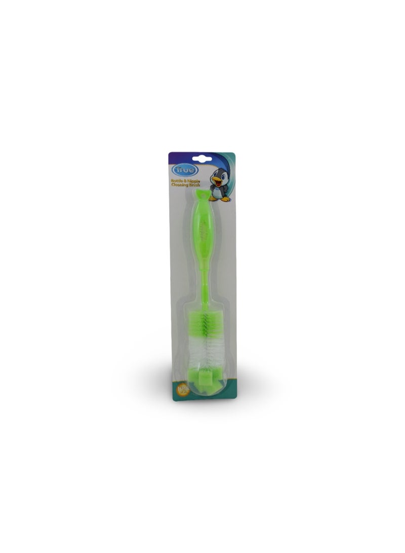ترو فرشاة تنظيف الزجاجة والحلمة من ترو - أخضر - Image 1