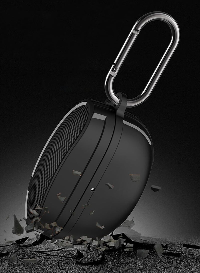 or Sony WF-1000XM5 Case WF 1000XM5 Earbuds 2023,Shockproof TPU Protective Cover Skin Designed for Sony WF1000XM5 for Sony XM5 Wireless Earbuds with Keychain  Lanyard (Black) - Image 2