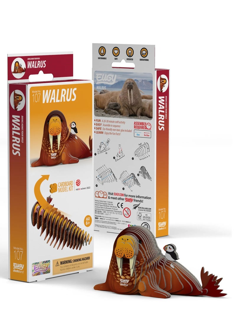 EUGY Walrus 3D Puzzle - Image 1