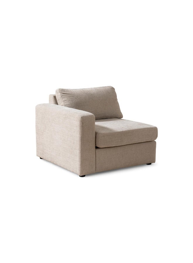 Pan Home Reem Left Arm Sofa - Beige - Image 3