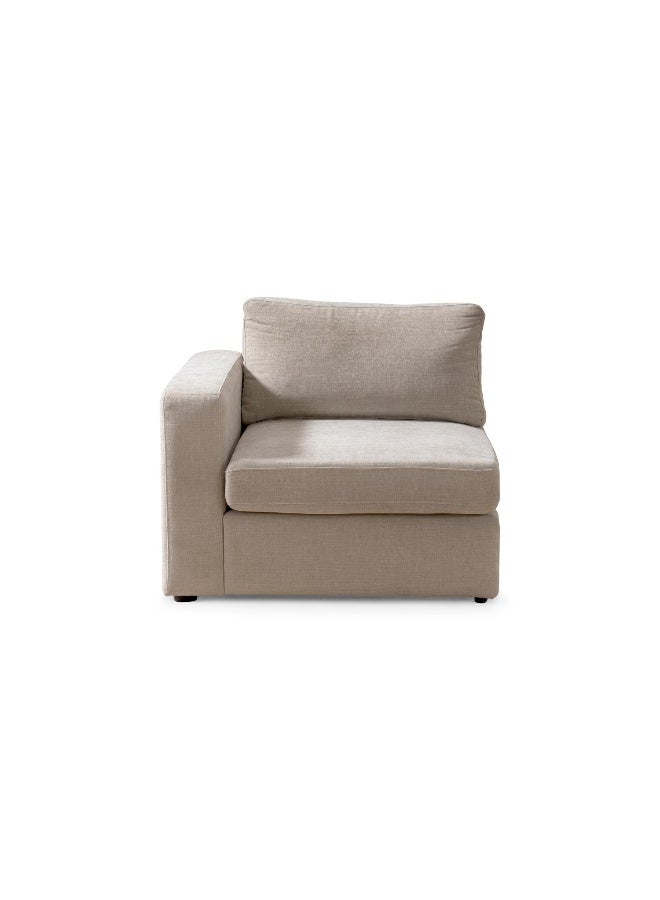 Pan Home Reem Left Arm Sofa - Beige - Image 4