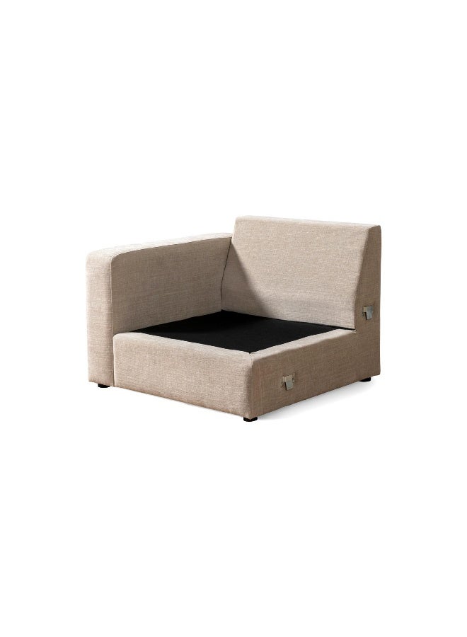 Pan Home Reem Left Arm Sofa - Beige - Image 5