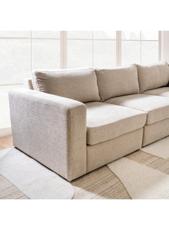 Pan Home Reem Left Arm Sofa - Beige - Image 2