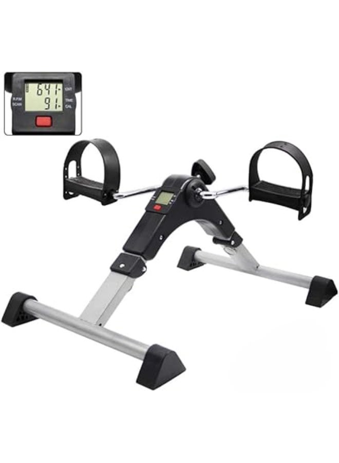 Pedal Exerciser with Adjustable Resistance & Digital Display – Mini Exercise Bike for Arm & Leg Workout, Home Physiotherapy Trainer - Image 1