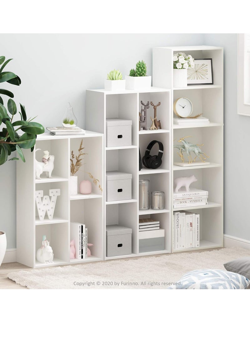 MODERN HOME - Multifunctional Storage Shelf for Kid's Room and Office Organizer for Toys Books and Office Supplies Modern Design White - Image 1