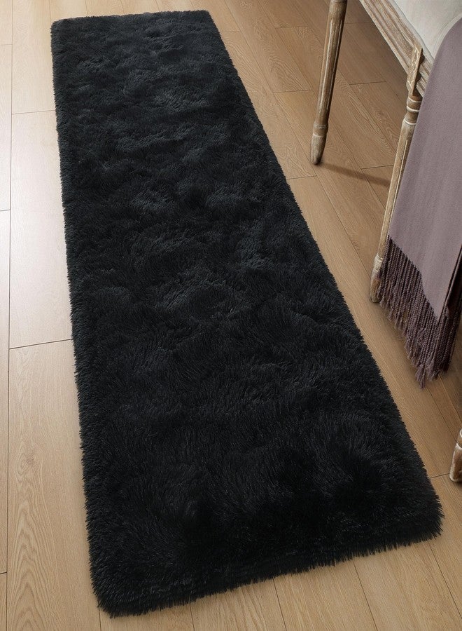 Tepook Soft Runner for Bedroom 2x6ft Rubber Backed Fluffy Rugs for Living Room Shaggy Bedside Fluffy Rugs for Room Dorm Nursery Hallway - Image 3