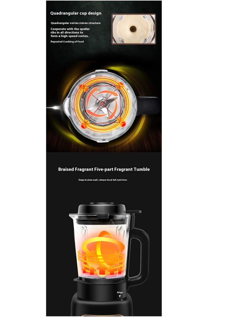 HOTOR 1.65L Mixer Grinder And Vegetables Grinder Chopper 800W Multi Food Chopper With 8 Speed Levels Food Processors For Vegetables Fruits And Nuts kitchen Aid Wall Breaker Blender Smoothie Maker  - Image 4