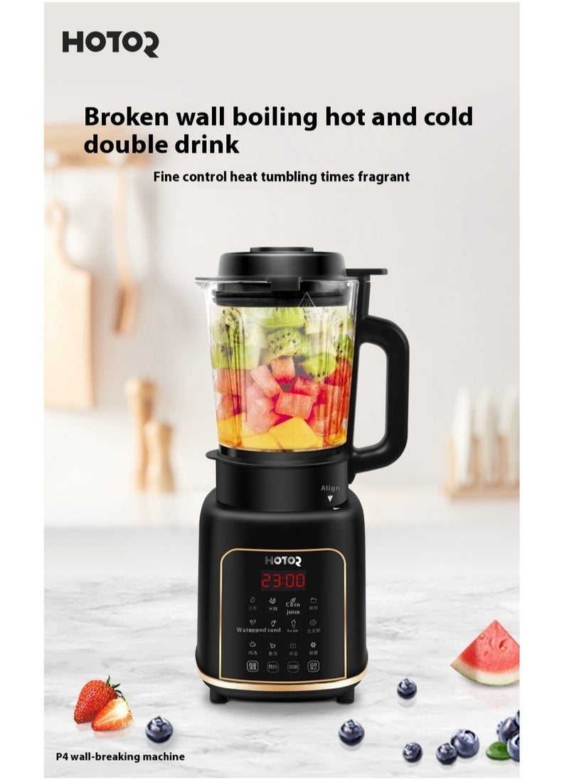 HOTOR 1.65L Mixer Grinder And Vegetables Grinder Chopper 800W Multi Food Chopper With 8 Speed Levels Food Processors For Vegetables Fruits And Nuts kitchen Aid Wall Breaker Blender Smoothie Maker  - Image 1