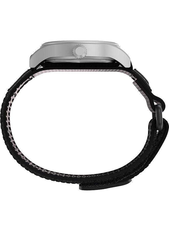 Men Twc008300 Expedition Scout Leather Slip Thru Strap Watch