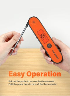 INKBIRD INKBIRD Instant Read Meat Thermometer IHT-1P Digital Waterproof Rechargeable Instant Read Food Thermometer Cooking Thermometer with Calibration Backlight Magnet Back for Grill Smoker Kitchen  - Image 5