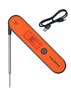 INKBIRD INKBIRD Instant Read Meat Thermometer IHT-1P Digital Waterproof Rechargeable Instant Read Food Thermometer Cooking Thermometer with Calibration Backlight Magnet Back for Grill Smoker Kitchen  - Image 1