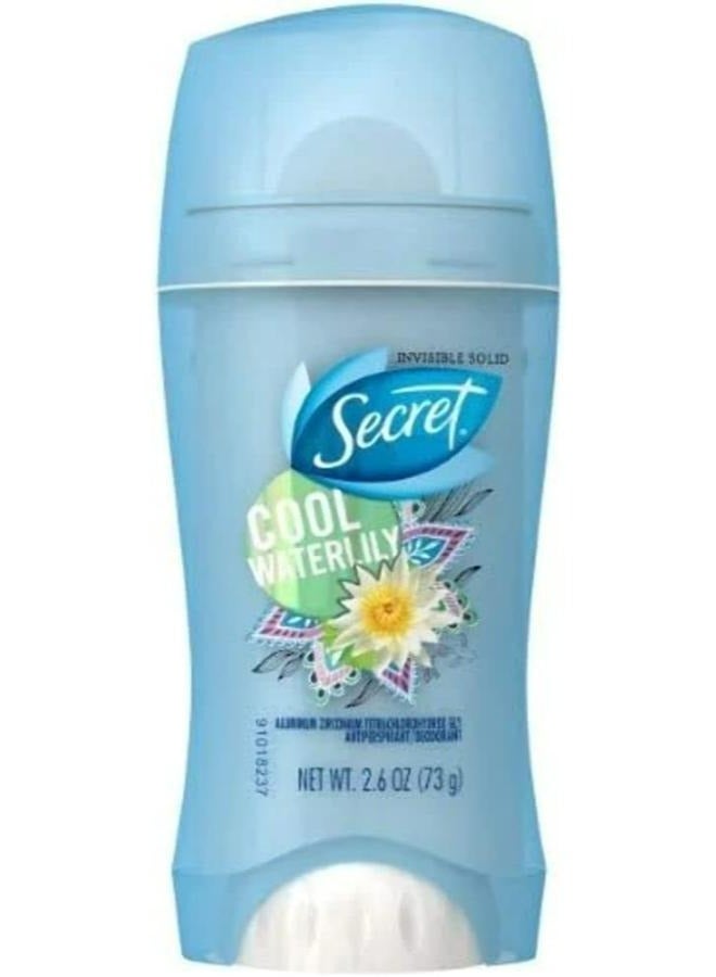 Secret Secret Cool Waterlily Invisible Solid Antiperspirant Deodorant 73 g 