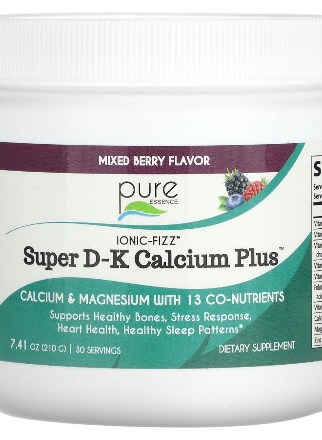 Ionic-Fizz Super D-K Calcium Plus Mixed Berry 7.41 oz (210 g)