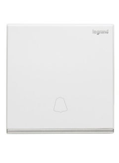 10A Push Switch With Bell Symbol Galion - White