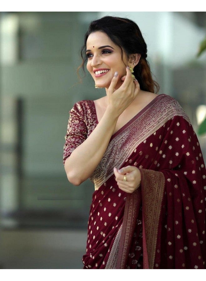 Avantika Fashion Women's Kanjivaram Soft Silk Banarasi Sarees With Blouse Piece For Women's - Image 4