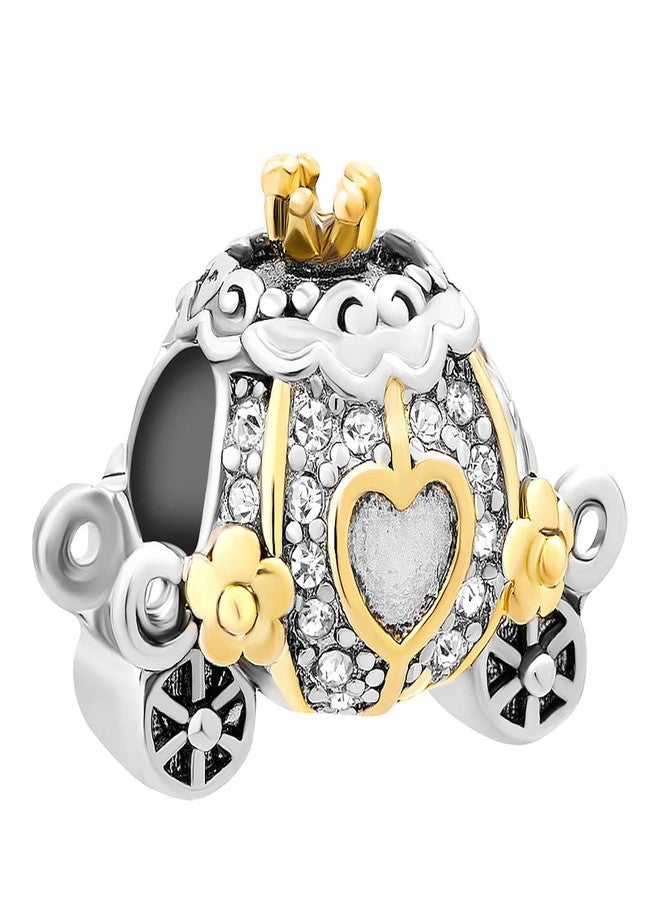 SBI Jewelry Princess Carriage Charm for Pandora Bracelets Necklace Pendant Bead Princess Charms for Women Birthday Jewelry Gifts - Image 1