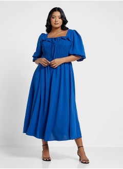 Ella Plus Puff Sleeve Dress  - Image 1