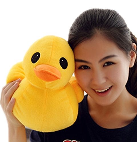 Bansusu 30CM Plush Yellow Duck Soft Stuffed Animal Toy Sofa Decoration for Kids Birthday - Image 1