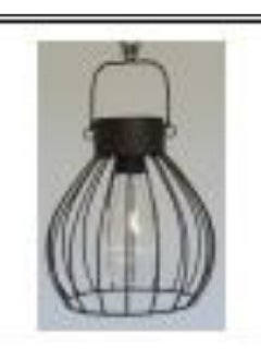 Solar Powered Engrgy Bird Cage Design Pendeant H-anging Lamp Lantern Outdoor Light Sensitive Light Control/ IP65 Water Resistance/ Built-in 600mAh High Capapcity Rechargeable Cell