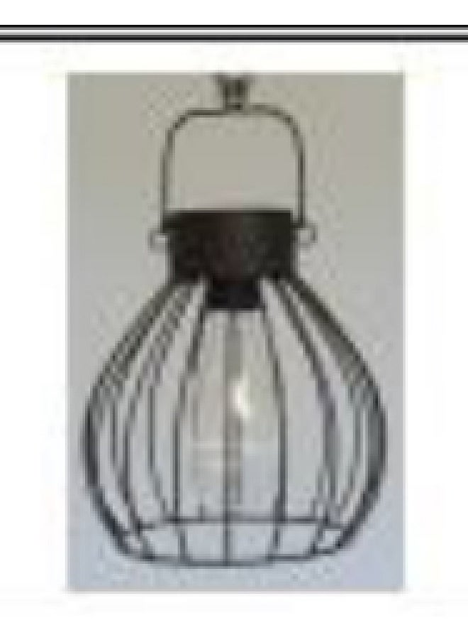 Generic - Solar Powered Engrgy Bird Cage Design Pendeant H-anging Lamp Lantern Outdoor Light Sensitive Light Control/ IP65 Water Resistance/ Built-in 600mAh High Capapcity Rechargeable Cell - Image 1