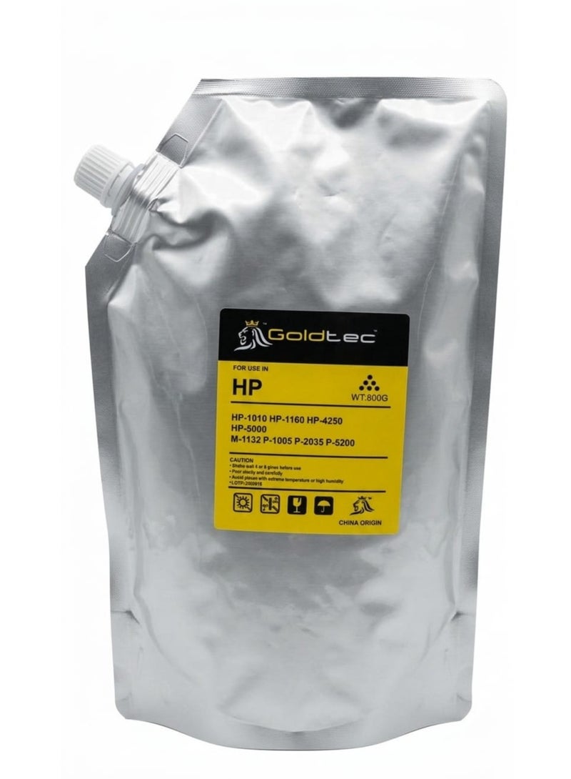 GOLDTEC Universal laser printer ink, suitable for all laser printers and compatible with HP printers (800 grams) - Image 1
