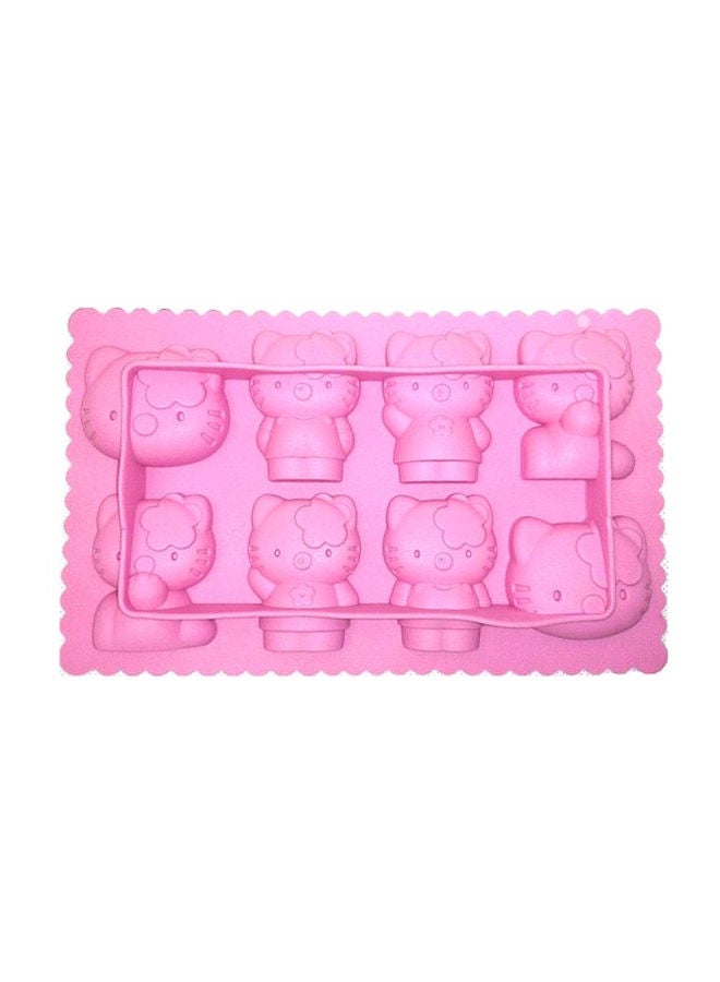 NIBEMINENT Silicone Ice Tray Pink