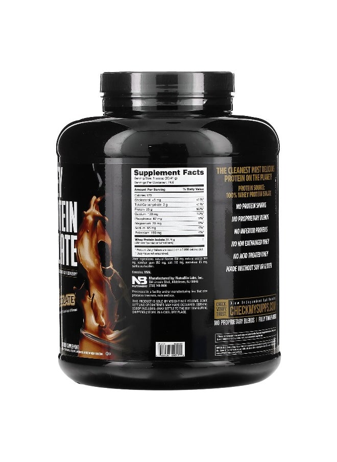 NutraBio NutraBio, Whey Protein Isolate, Dutch Chocolate, 5 lb (2,268 g)  - Image 2