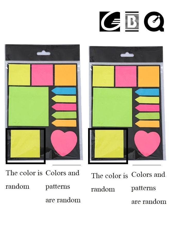 GBQ 440PCS Color Tear-off Post-it Notes For Note-taking Marking, Classification, Important Documents, Stationery, Office Supplies  - Image 1
