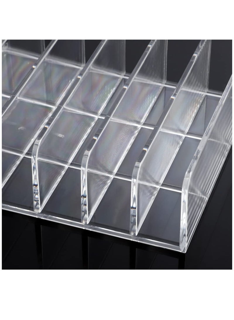 Arabest - 2 Pack Eyeshadow Makeup Palette Organiser, 7 Section Makeup Palette Tray Makeup Organiser - Image 1