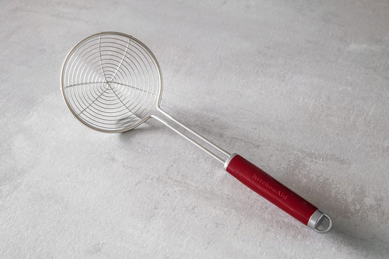 KitchenAid Stainless Steel Spider Strainer For Thinkitchen - Empire Red, 1.46 Inch, 2 X 1 X 6 centimeters - Image 4