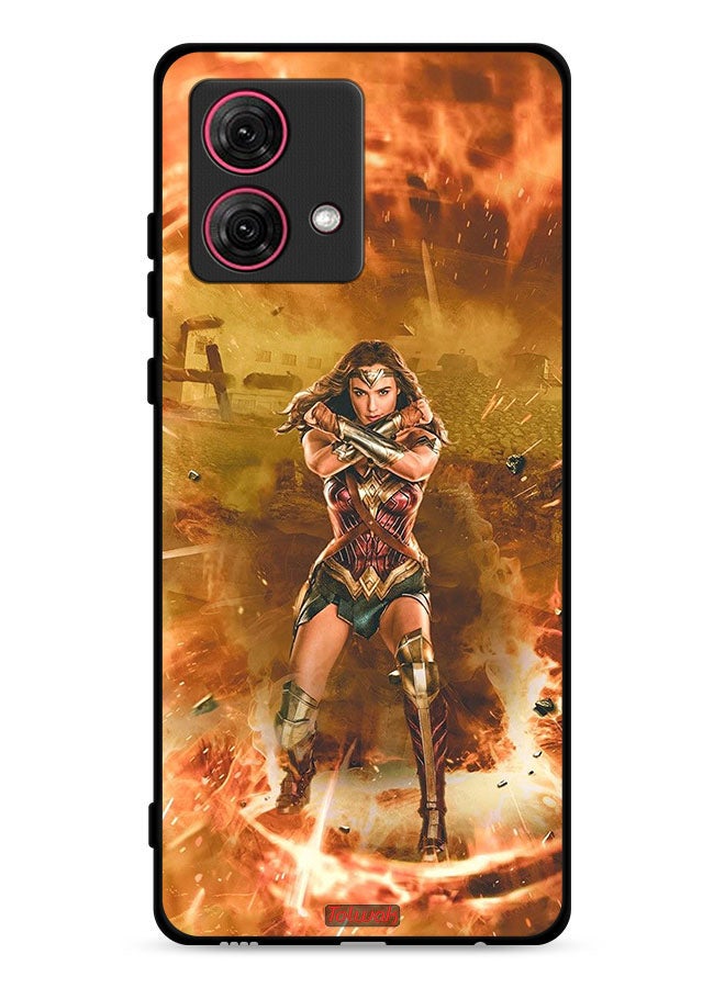 Tolwak Motorola Moto G84 5G Protective Case Cover Wonder Women - Image 1