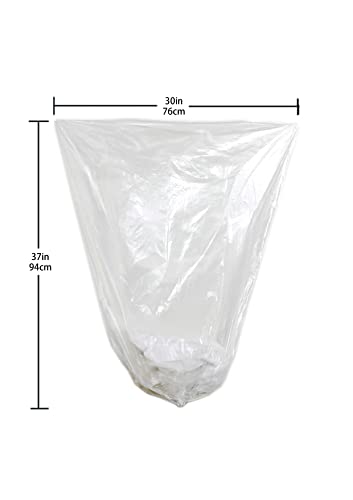 TYPLASTICS 20-30 Gallon Clear Trash Can Liners - 30" x 37" - High Density Garbage Bags - Case of 500 - Multipurpose for Office, Outdoor, Recycling, Industrial and Commercial - Image 2
