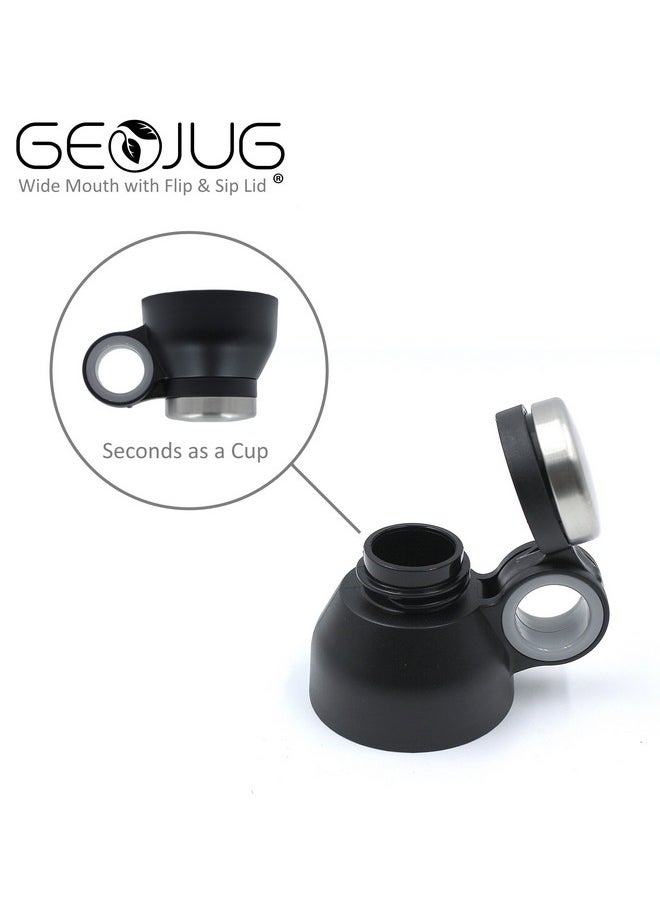 Brentwood - Geojug G1032Bk Water Bottle Stainless Steel Vacuum Insulated32 Ozblack - Image 1