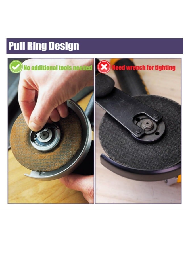 Yakumuz 2Pcs Quick Change Angle Grinder Flange Nuts Yakumuz 5/8-11 Grinder Nut Replacement Lock Nuts Grinder Locking Nuts for Angle Grinder Parts 5/8"-11 Thread - Image 5