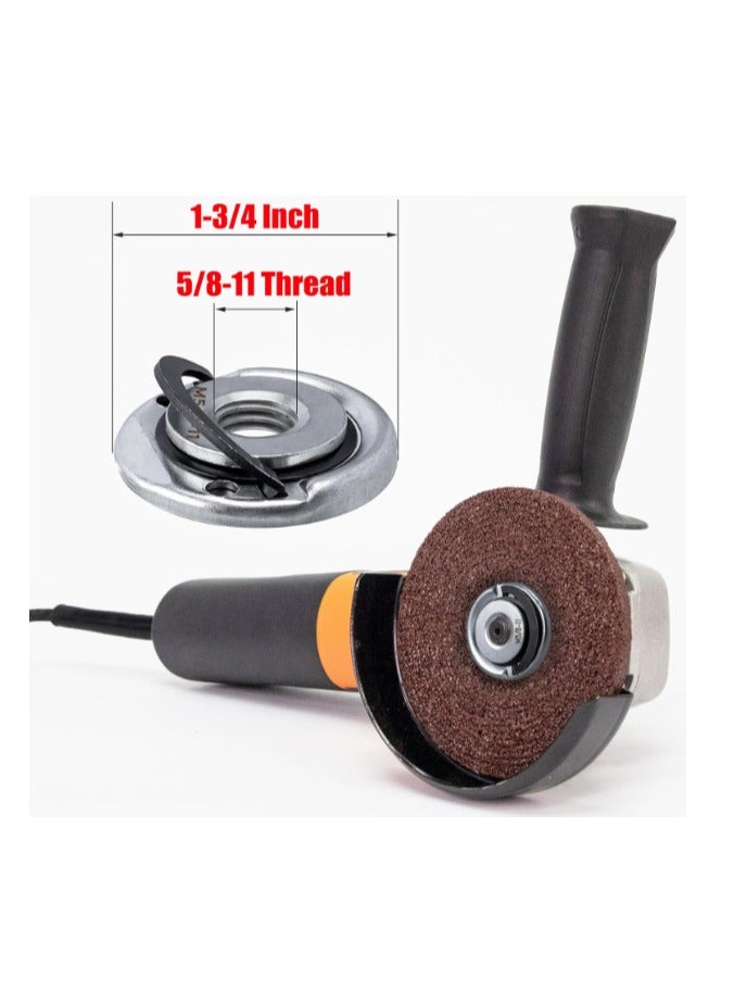 Yakumuz 2Pcs Quick Change Angle Grinder Flange Nuts Yakumuz 5/8-11 Grinder Nut Replacement Lock Nuts Grinder Locking Nuts for Angle Grinder Parts 5/8"-11 Thread - Image 3
