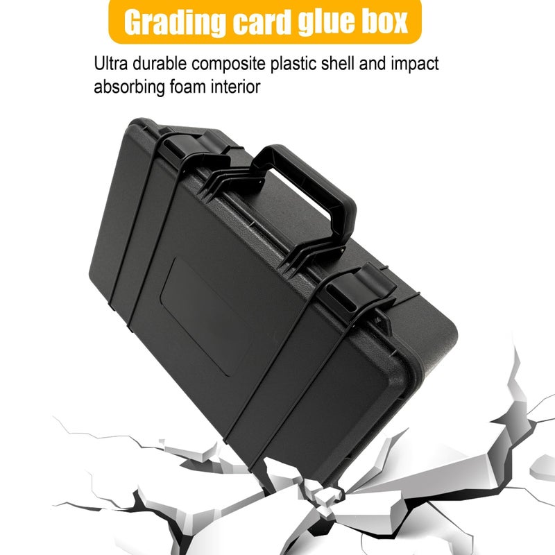 OUUTMEE Graded Card Case - Storage Box for 120+ CSG, BGS, SGC, Top Loaders Graded Sports Trading Cards with 6 EVA Foam - Image 5