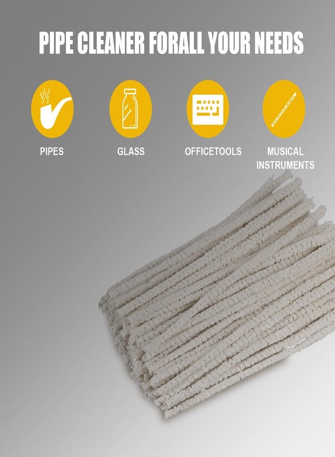 aesxniy 100 Pieces of 6-Inch Conical Pipe Cleaner, Made of Pure Cotton Without Falling Debris, Used for Removing Tar, Resin, and Dust - Image 4
