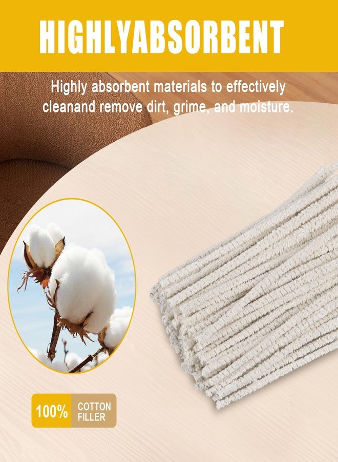 aesxniy 100 Pieces of 6-Inch Conical Pipe Cleaner, Made of Pure Cotton Without Falling Debris, Used for Removing Tar, Resin, and Dust - Image 3