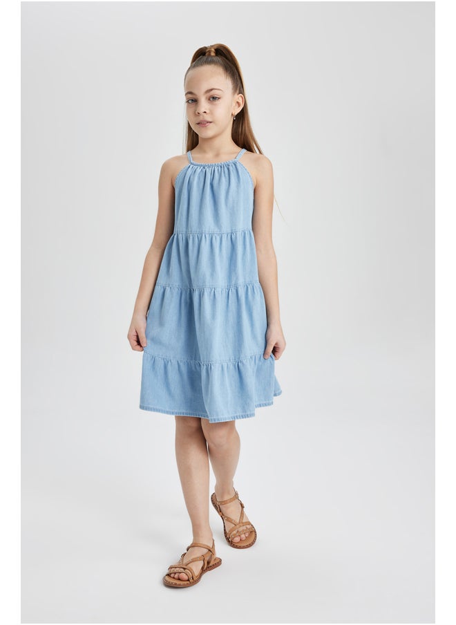 Girl Sleeveless Denim Dress - pzsku/Z4856239DEB818B5C390EZ/45/_/1735653343/90ee344e-e38c-4e72-adf3-b61f328e6a8a